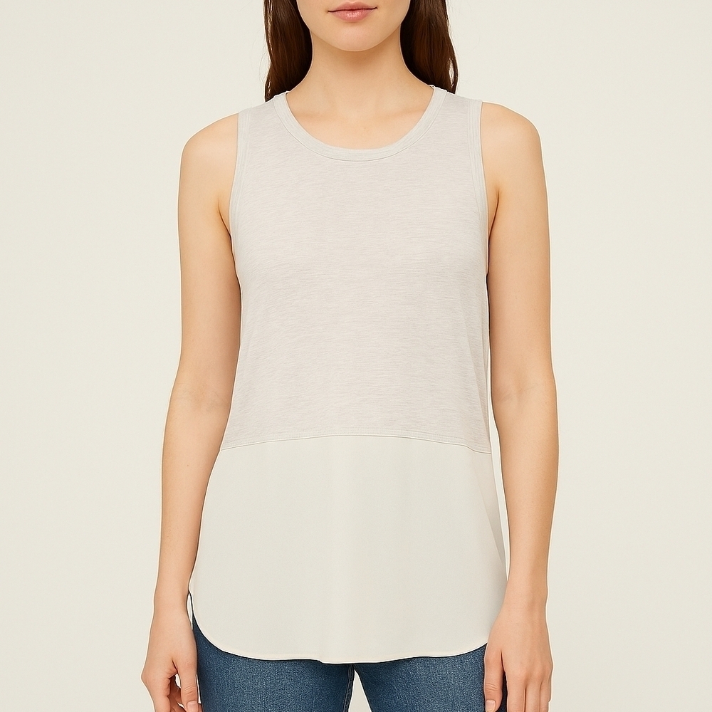 Aritzia Wilfred With Silk Sleeveless Tank Top